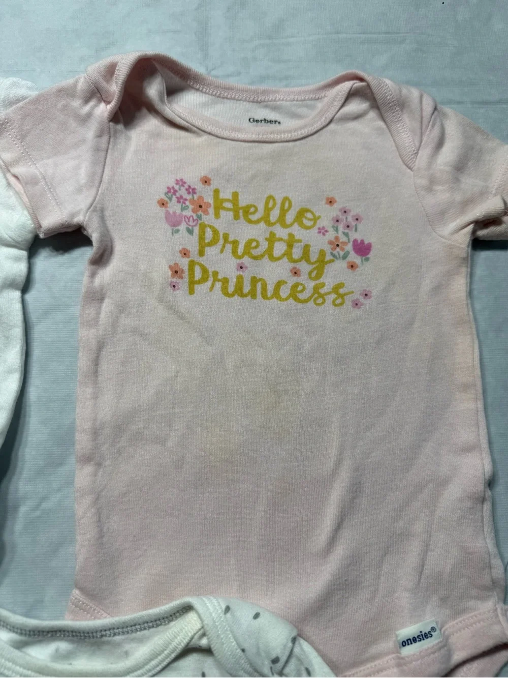 Baby Girl Pink Bodysuits Bundle Size 6-9 Months